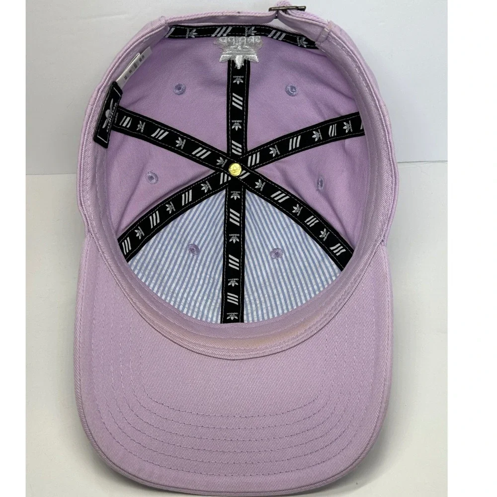 Adidas Trefoil Hat Women's Adjustable Strapback Lavender Purple Cap‎